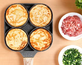 Polix - Casserole avec 4 Moules (+ 2 Ustensiles OFFERTS)