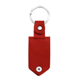 Autocollant de miroir de porte-clés porte-clés en cuir personnalisé