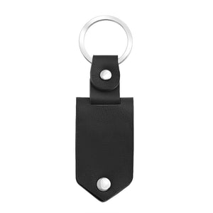 Autocollant de miroir de porte-clés porte-clés en cuir personnalisé