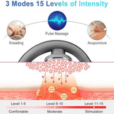 AURA BIDA Neck Acupoints Lymphvity Massager Device