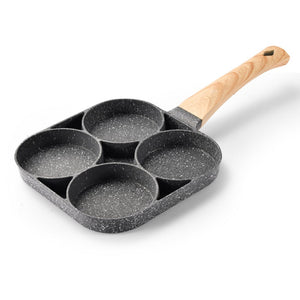 Polix - Pan with 4 Molds (+ 2 FREE Utensils)