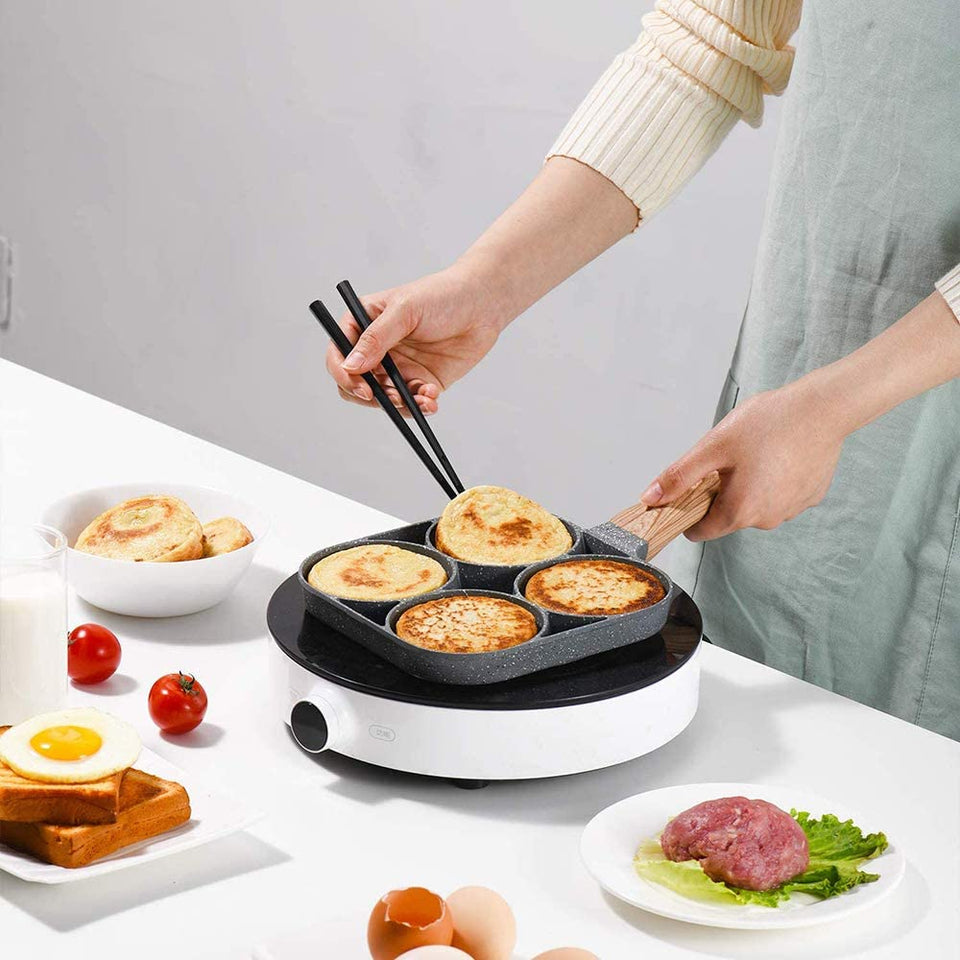 Polix - Casserole avec 4 Moules (+ 2 Ustensiles OFFERTS)