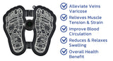 Tapis de pied de massage stimulateur de points d'acupuncture EMS