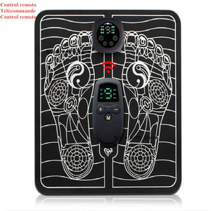 Tapis de pied de massage stimulateur de points d'acupuncture EMS