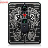 Tapis de pied de massage stimulateur de points d'acupuncture EMS