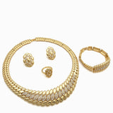 Perfect Plated Gold Jewelry sets_18K