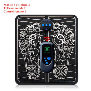 Tapis de pied de massage stimulateur de points d'acupuncture EMS