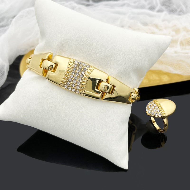 Her choice Gold Jewelry Set