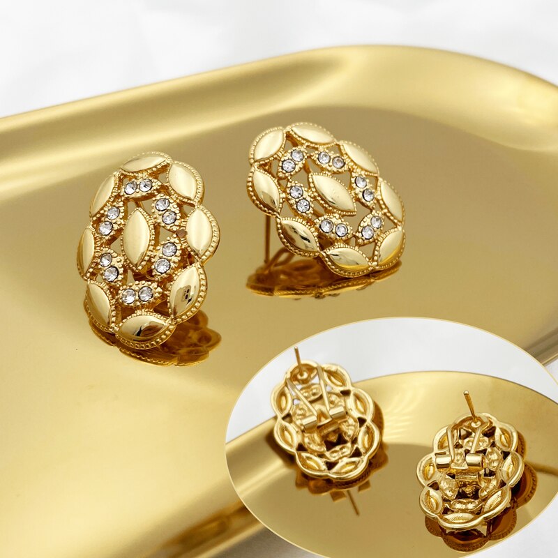 Perfect Plated Gold Jewelry sets_18K