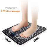 Tapis de pied de massage stimulateur de points d'acupuncture EMS