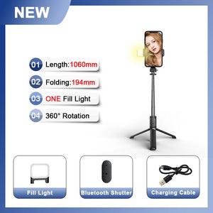 6 in 1 kabelloser Bluetooth-Selfie-Stick